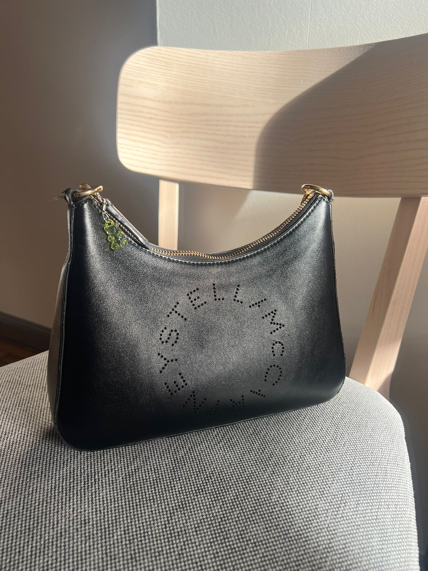Stella McCartney LOGO Black Vegan