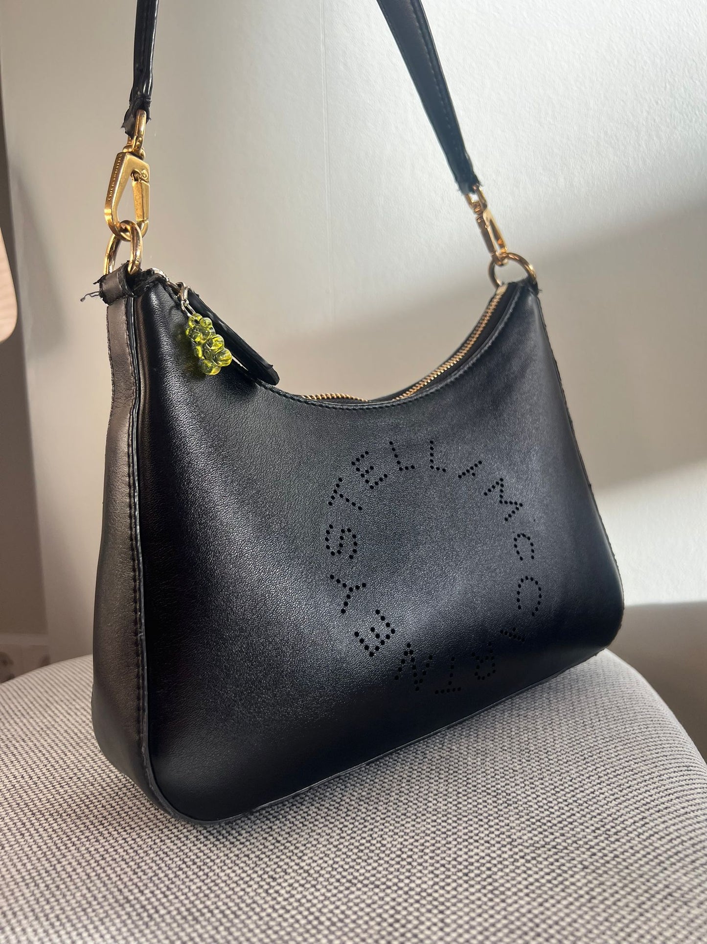 Stella McCartney LOGO Black Vegan