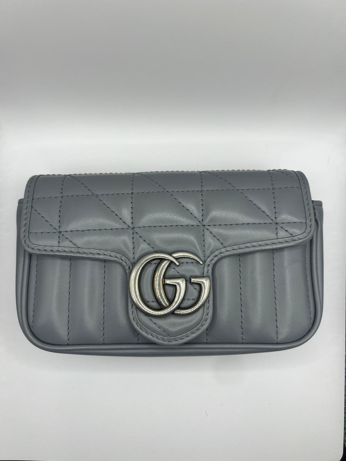 Gucci Marmont Light Grey Mini